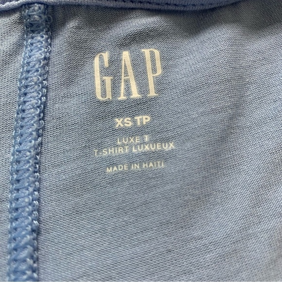 GAP Luxe Tank With Scoop Neck Spa Blue Size XS - Picture 6 of 8